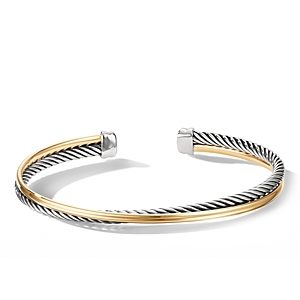 David Yurman Crossover Bracelet with 18K Gold- 2959464