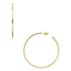 Aqua Medium Hoop Earrings in 18K Gold-Plated Sterling Silver or Sterling Silver - 100% Exclusive- 3845301