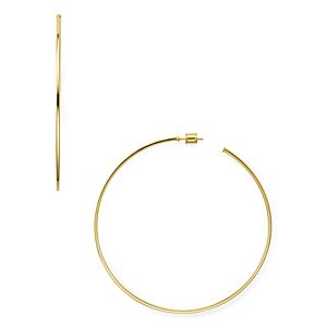 Aqua Large Hoop Earrings in 18K Gold-Plated Sterling Silver or Sterling Silver - 100% Exclusive- 3845291