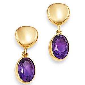 Bloomingdale's Gemstone Oval Drop Earrings in 14K Yellow Gold - 100% Exclusive- 3180759