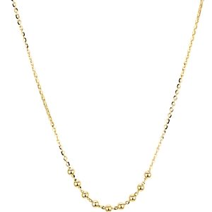 Argento Vivo Beaded Chain Necklace in 14K Gold-Plated Sterling Silver, 16- 3181682