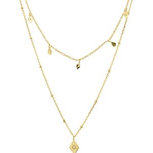 Argento Vivo Layered Pendant Necklace in 14K Gold-Plated Sterling Silver, 14-16- 3181685