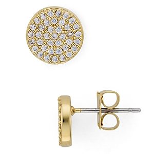 Nadri Circle Stud Earrings- 3198776