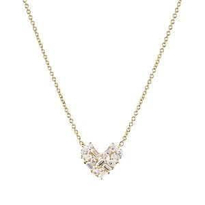 Nadri Valentine's Day Cluster Heart Necklace, 16- 3228500