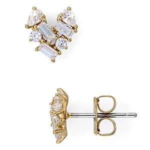 Nadri Valentine's Day Cluster Heart Earrings- 3228505