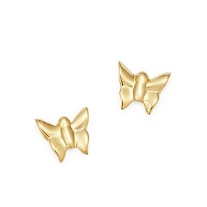 Moon & Meadow 14K Yellow Gold Butterfly Stud Earrings - 100% Exclusive- 3258035
