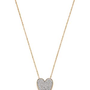 Bloomingdale's Pave Diamond Heart Pendant Necklace in 14K Yellow Gold, 0.50 ct. t.w. - 100% Exclusive- 3102727