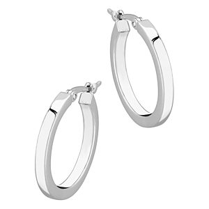 Bloomingdale's Small Square Tube Hoop Earrings in 14K White Gold - 100% Exclusive- 3296354