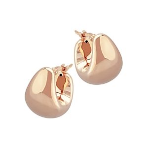 Bloomingdale's Puff Hoop Earrings in 14K Rose Gold - 100% Exclusive- 3296384