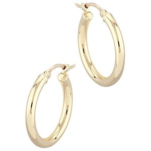 Bloomingdale's Small Tube Hoop Earrings in 14K Yellow Gold - 100% Exclusive- 3296527