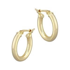 Bloomingdale's Small Tube Hoop Earrings in 14K Yellow Gold - 100% Exclusive- 3296526
