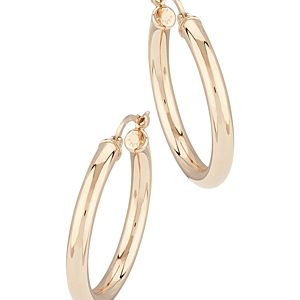 Bloomingdale's Medium Hoop Earrings in 14K Rose Gold - 100% Exclusive- 3296360
