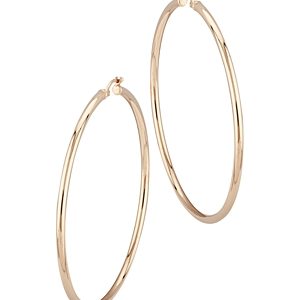 Bloomingdale's Medium Hoop Earrings in 14K Rose Gold - 100% Exclusive- 3296362