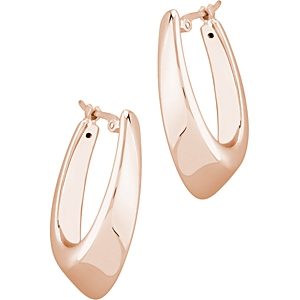 Bloomingdale's Medium Hoop Earrings in 14K Rose Gold - 100% Exclusive- 3296382