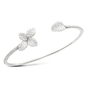 Pasquale Bruni 18K White Gold Giardini Segreti Bangle Bracelet- 3005878