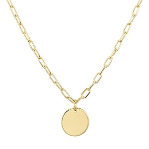 Aqua Circle Pendant Necklace, 18 - 100% Exclusive- 3391340