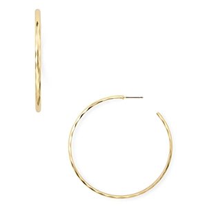 Aqua Hammered Hoop Earrings - 100% Exclusive- 3388693