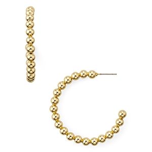 Aqua Ball Hoop Earrings - 100% Exclusive- 3388582