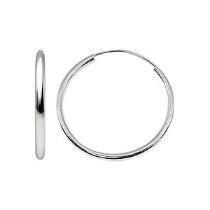 Aqua Medium Hoop Earrings in 18K Gold-Plated Sterling Silver or Sterling Silver - 100% Exclusive- 4942356