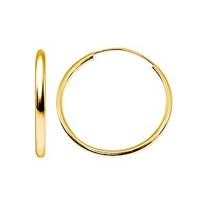 Aqua Small Hoop Earrings in 18K Gold-Plated Sterling Silver or Sterling Silver - 100% Exclusive- 3424881