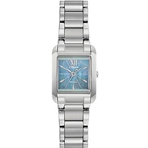 Citizen Bianca Light Blue Mother-of-Pearl Dial Watch, 22mm x 28mm- 3403043