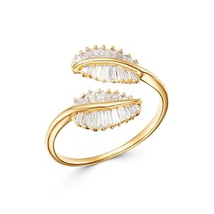 Bloomingdale's Baguette Diamond Feather Ring in 14K Yellow Gold, 0.45 ct. t.w. - 100% Exclusive- 3447139