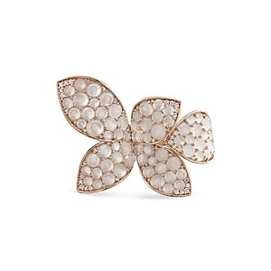 Pasquale Bruni 18K Rose Gold Giardini Segreti Moonstone & Diamond Statement Ring- 3434607