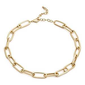 Aqua Chain Link Necklace, 17 - 100% Exclusive- 3461945