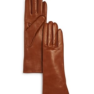 Bloomingdale's Cashmere Lined Leather Gloves - 100% Exclusive- 3738095