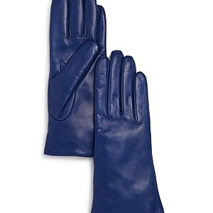 Bloomingdale's Cashmere Lined Leather Gloves - 100% Exclusive- 3741237