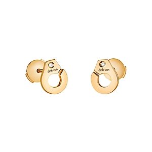 dinh van 18K Yellow Gold Menottes Stud Earrings- 3478884