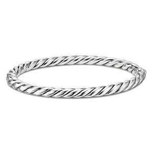 David Yurman Sterling Silver Stax Cable Bracelet- 3355579