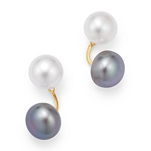 Bloomingdale's Cultured Freshwater Pearl Ear Jacket in 14K Yellow Gold - 100% Exclusive- 3492732