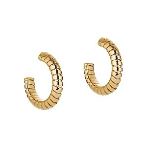 Marina B 18K Yellow Gold Trisolina Hoop Earrings- 3469501