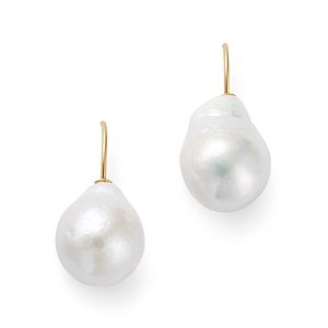 Bloomingdale's Cultured Freshwater Pearl Drop Earrings in 14K Yellow Gold - 100% Exclusive- 3492733