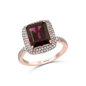 Bloomingdale's Rhodolite & Diamond Ring in 14K Rose Gold - 100% Exclusive- 3500211