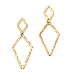 Bloomingdale's Double Diamond-Shape Drop Earrings in 14K Yellow Gold - 100% Exclusive- 3531660