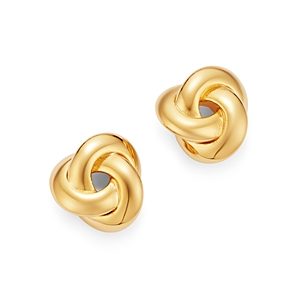 Bloomingdale's Knot Stud Earrings in 14K Yellow Gold - 100% Exclusive- 3531658