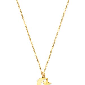 Moon & Meadow Star & Moon Pendant Necklace in 14K Yellow Gold, 18 - 100% Exclusive- 3530082