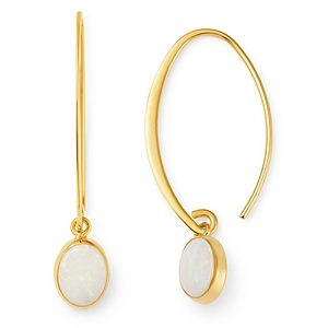 Bloomingdale's Opal Threader Earrings in 14K Yellow Gold - 100% Exclusive- 3538058