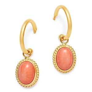 Bloomingdale's Coral Mini Hoop Earrings in 14K Yellow Gold - 100% Exclusive- 3538051