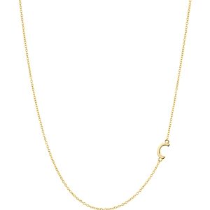 Argento Vivo Asymmetrical Initial Necklace in 18K Gold-Plated Sterling Silver, 16- 3529912