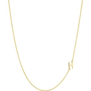 Argento Vivo Asymmetrical Initial Necklace in 18K Gold-Plated Sterling Silver, 16- 3529912