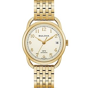 Limited Edition Joseph Bulova Commodore Stainless Steel Bracelet Automatic Watch, 34mm- 3636870