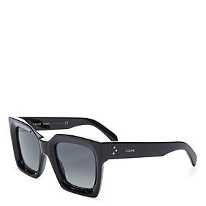 Celine Polarized Bold Square Sunglasses, 51mm- 3631475