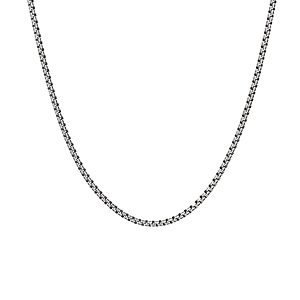 David Yurman Sterling Silver Small Double Box Chain Necklace, 24- 3546866