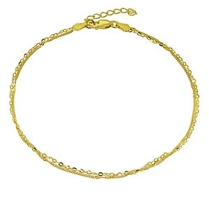 Aqua Double Chain Ankle Bracelet - 100% Exclusive- 4898184