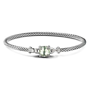 David Yurman Chatelaine Bracelet with Prasiolite and Diamonds- 3561198