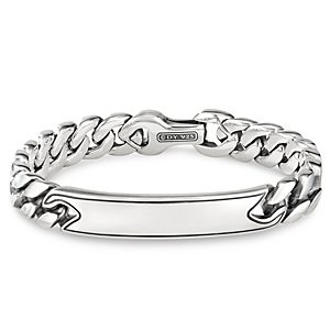 David Yurman Men's Curb Chain Id Bracelet- 3546861