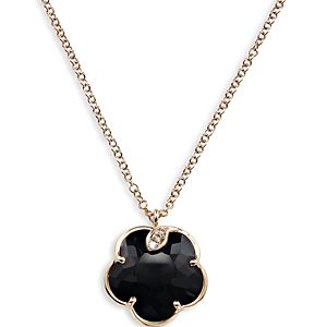 Pasquale Bruni 18K Rose Gold Petit Joli Black Onyx and Diamond Pendant Necklace, 16.75- 3796882